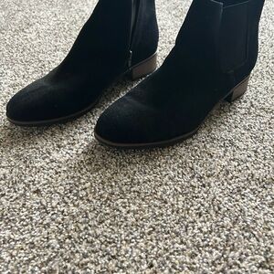 Black Suede Ankle Boots
